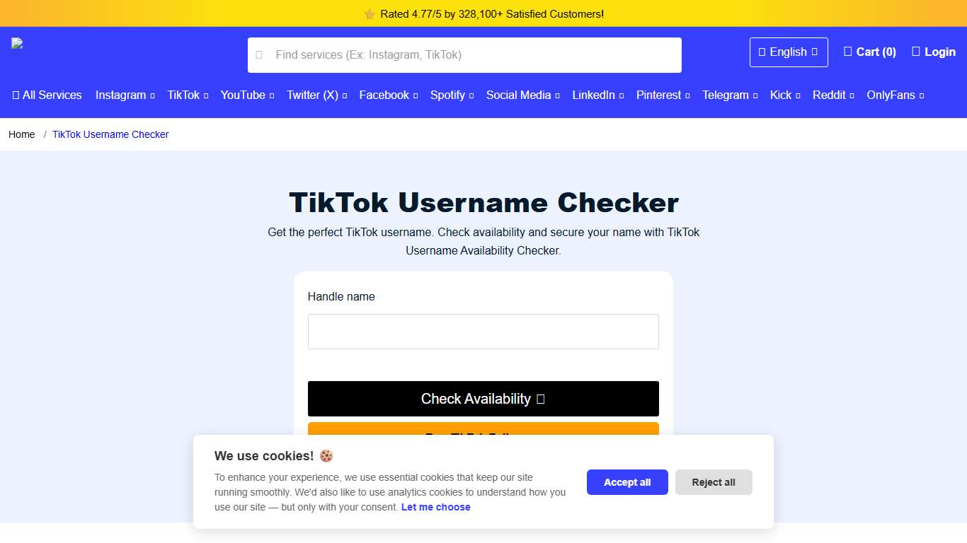 TikTok Username Availability Checker | Media Mister